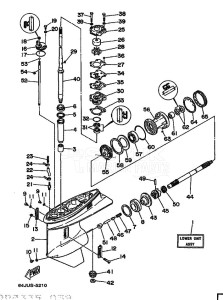 FT50B drawing LOWER-CASING-x-DRIVE-3