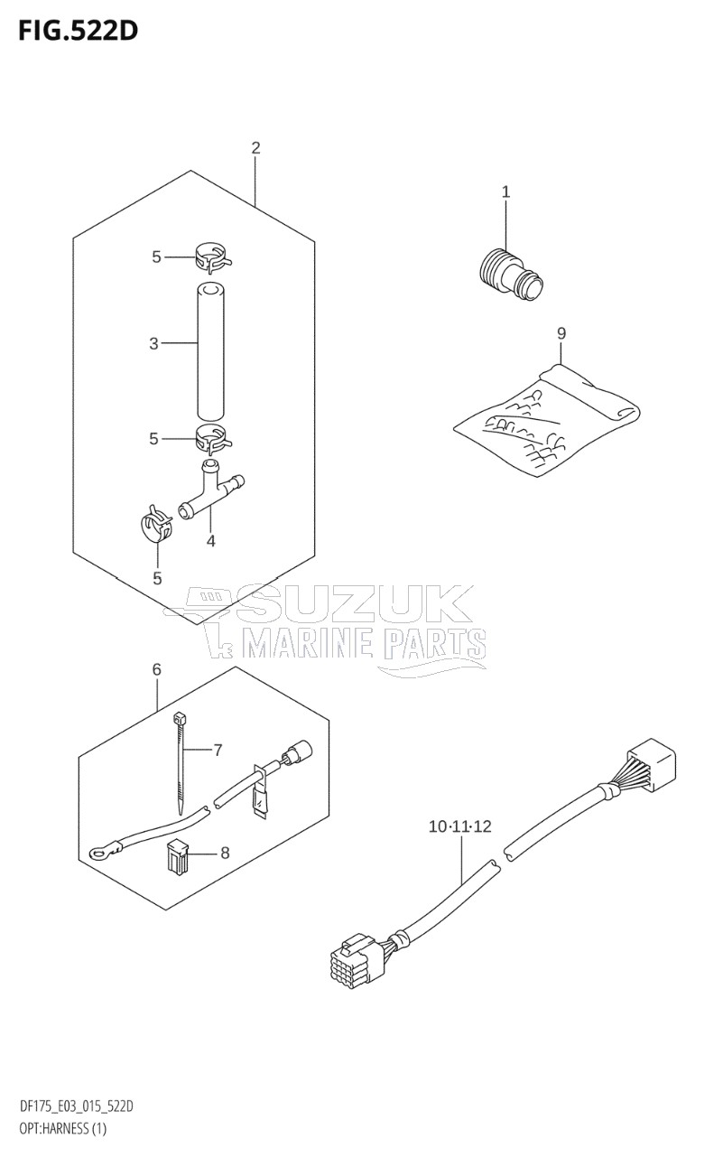 OPT:HARNESS (1) (DF150ZG:E03)