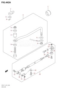 DF90 From 09001F-371001 (E01)  2003 drawing DRAG LINK