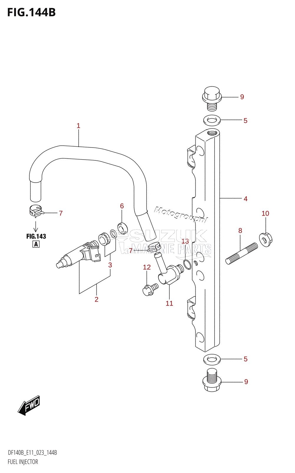 FUEL INJECTOR (E40)