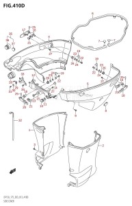 DF175Z From 17502Z-310001 (E03)  2013 drawing SIDE COVER (DF175Z:E03)