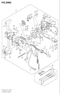 14003Z-510001 (2005) 140hp E01 E40-Gen. Export 1 - Costa Rica (DF140AZ) DF140AZ drawing OPT:REMOTE CONTROL (DF140AT:E40)