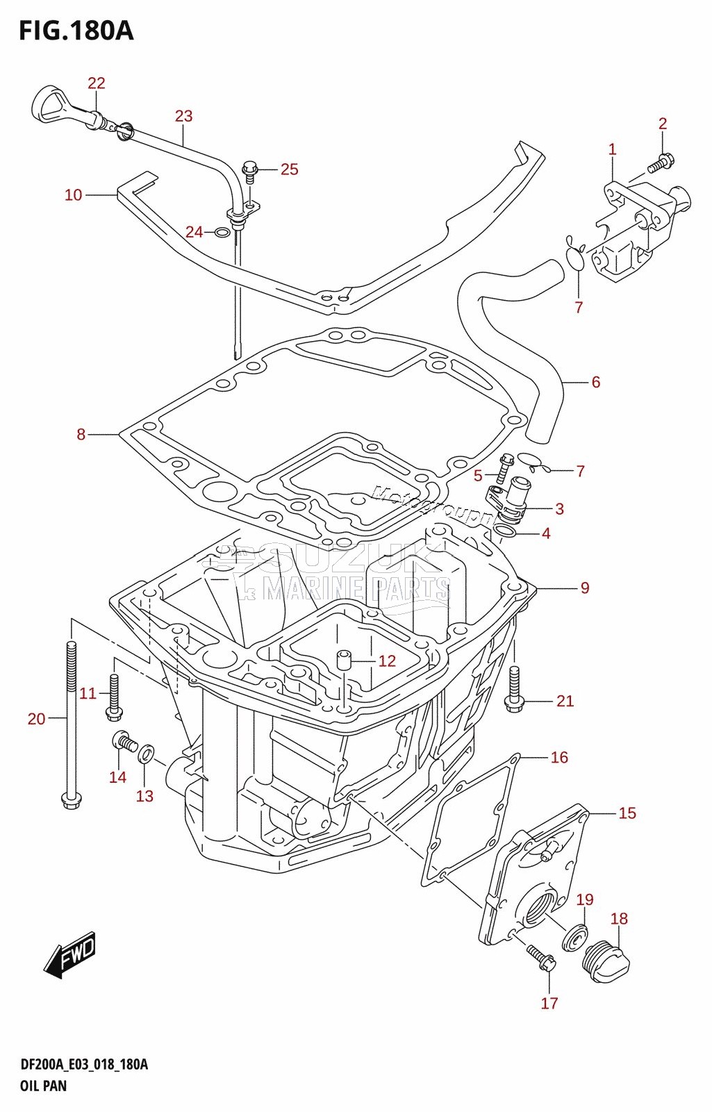 OIL PAN (DF200AT,DF200AZ)