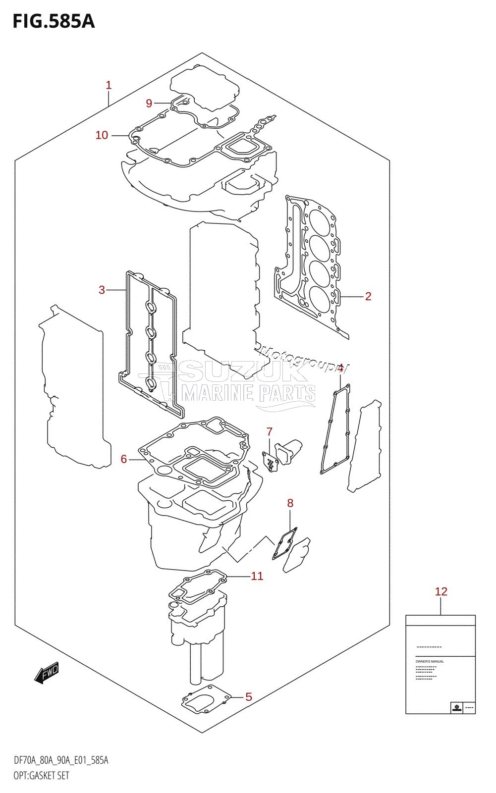 OPT:GASKET SET