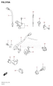 DF70A From 07003F-610001 (E01 E40)  2016 drawing SENSOR