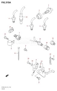 DF300A From 30002P-210001 (E03)  2012 drawing SENSOR