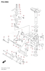 02504F-710001 (2017) 25hp P01-Gen. Export 1 (DF25A  DF25AR  DF25AT  DF25ATH) DF25A drawing SWIVEL BRACKET (DF25A:P01)