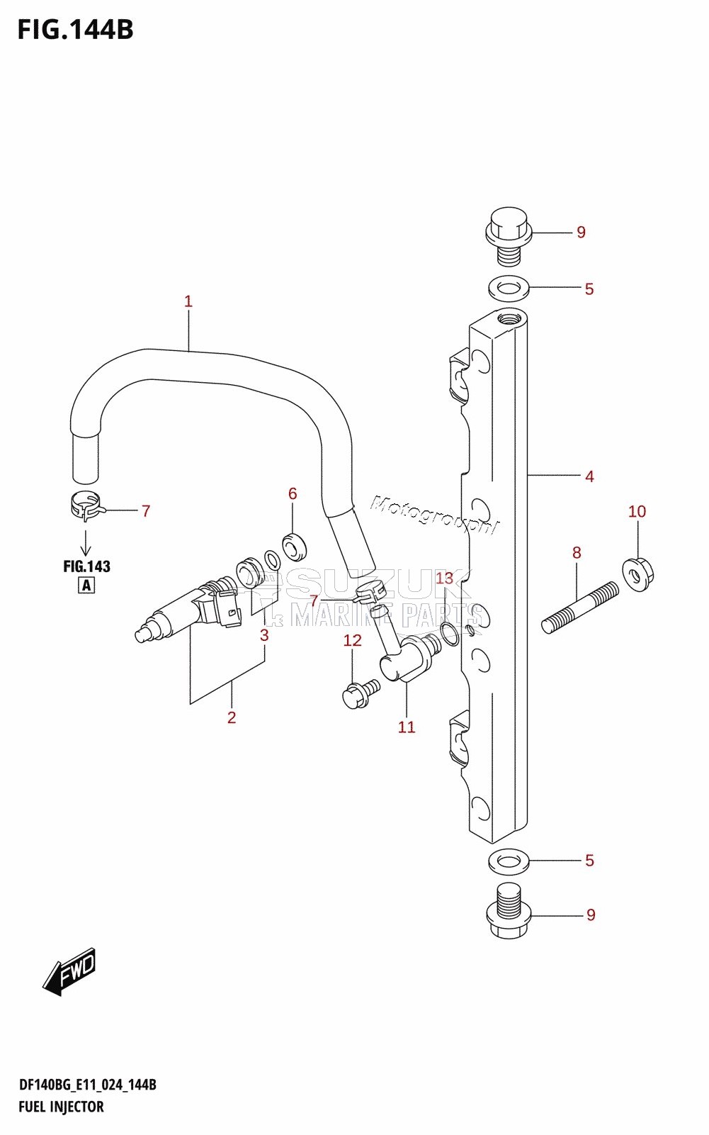 FUEL INJECTOR (E40)