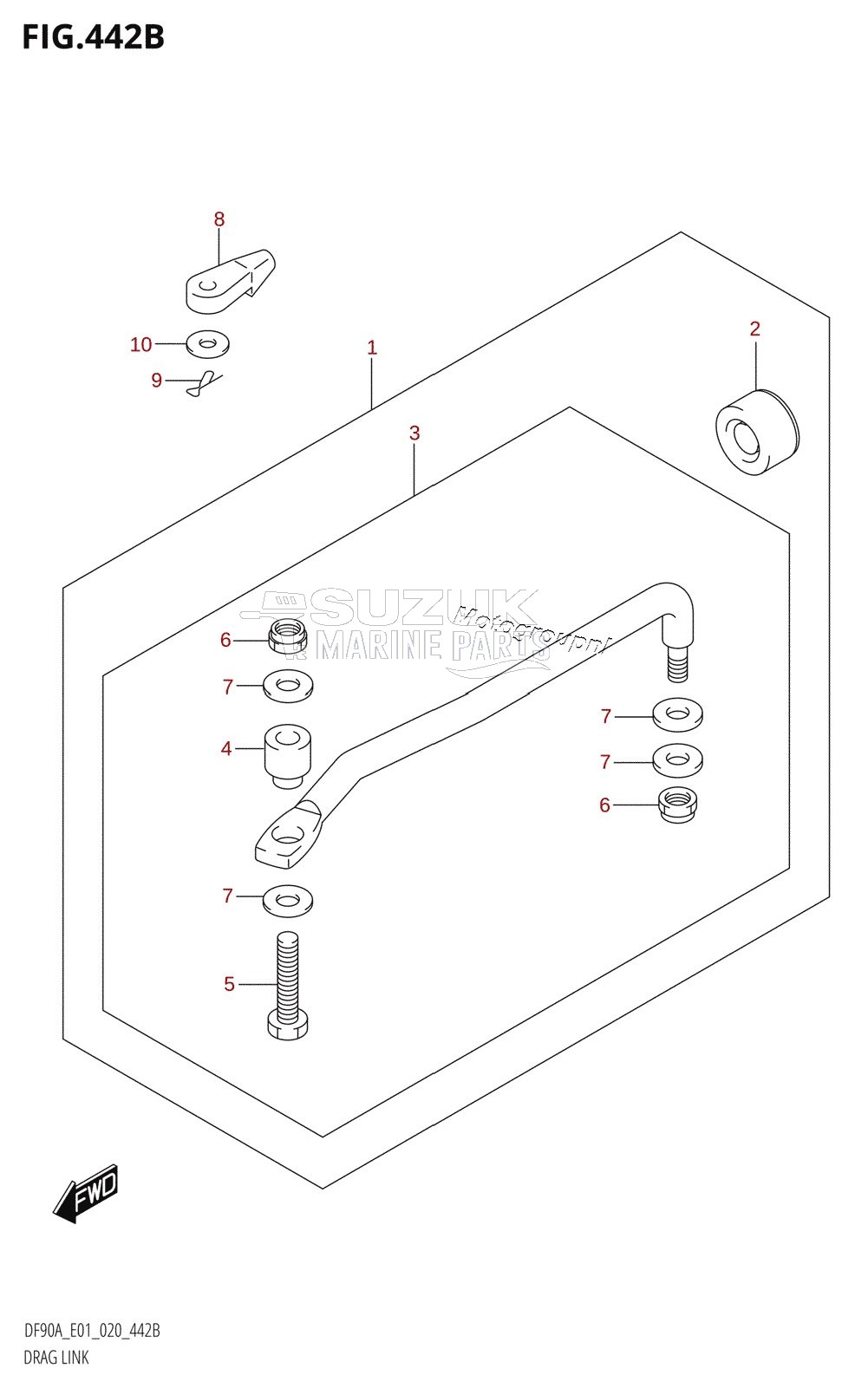 DRAG LINK (DF70ATH,DF90ATH)