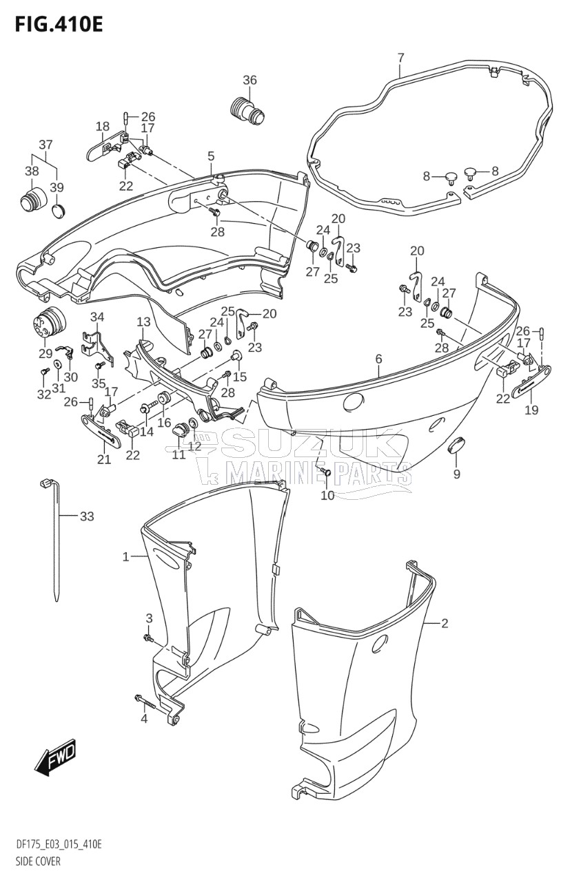 SIDE COVER (DF175T:E03)