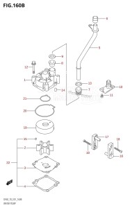 DF70 From 07001F-151001 (E01 E40)  2001 drawing WATER PUMP (K8,K9)