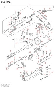 DF115T From 11501F-880001 (E03)  2008 drawing OPT:TILLER HANDLE (K1,K2,K3)