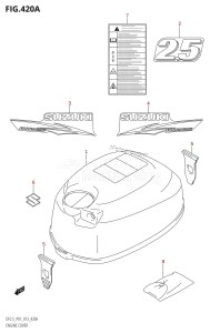 DF2.5 From 00252F-310001 (P01)  2013 drawing ENGINE COVER