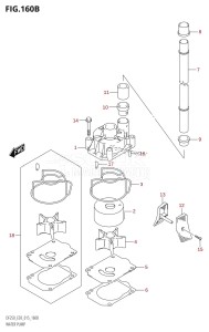 DF200 From 20002F-510001 (E03)  2015 drawing WATER PUMP (DF200Z:E03)