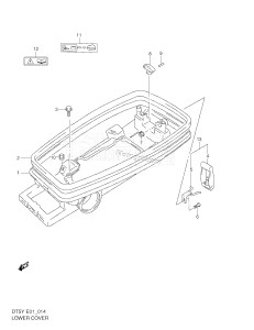 DT5 From 00503-030001 ()  1998 drawing LOWER COVER