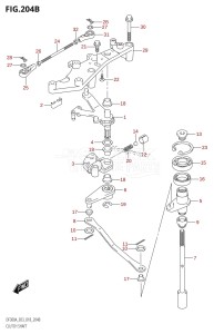 DF200Z From 20002Z-810001 (E03)  2018 drawing CLUTCH SHAFT (DF250A)