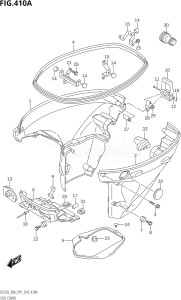 02504F-810001 (2018) 25hp P01-Gen. Export 1 (DF25A  DF25AR  DF25AT  DF25ATH) DF25A drawing SIDE COVER (DF25A,DF30AQ)