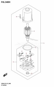 DF40A From 04003F-210001 (E01)  2012 drawing PTT MOTOR (DF60ATH:E40)