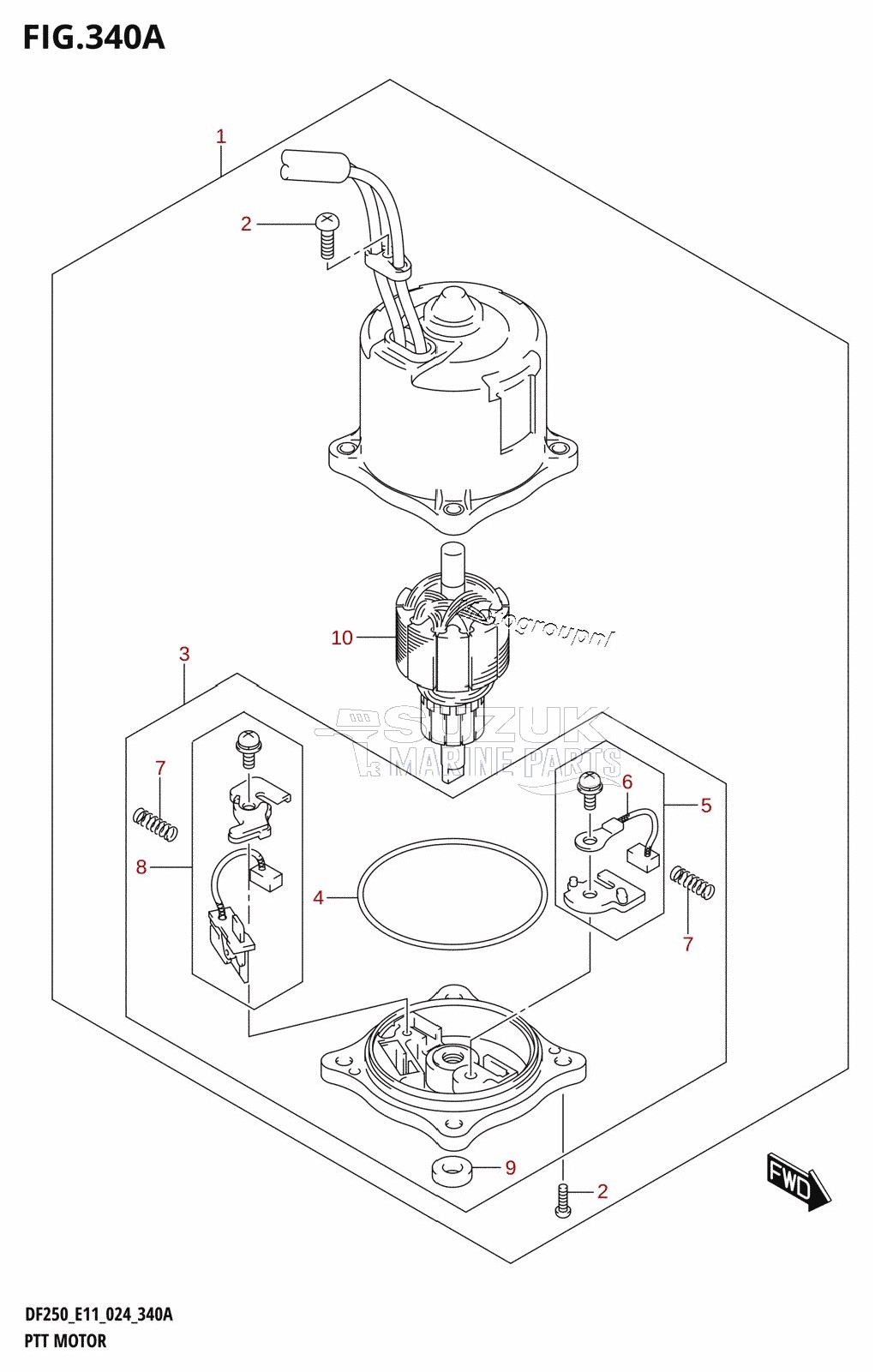 PTT MOTOR (L-TRANSOM)