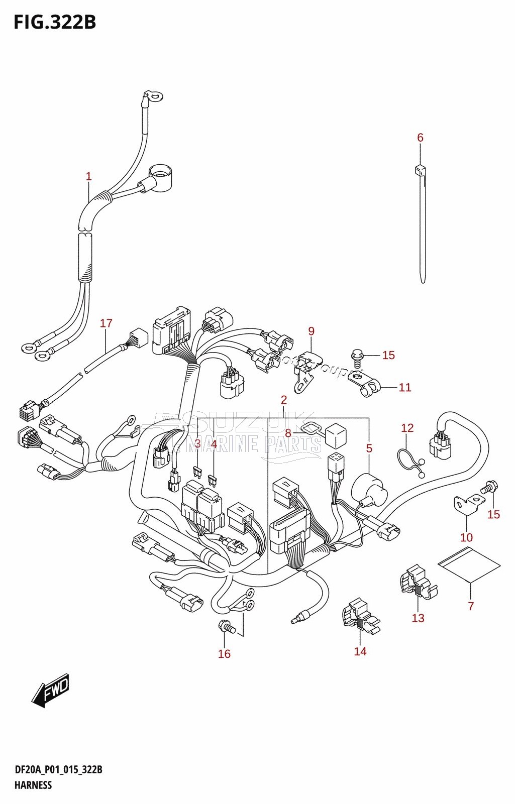 HARNESS (DF9.9BR:P01)