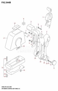 DF15A From 01504F-440001 (P01)  2024 drawing OPT:REMOTE CONTROL ASSY SINGLE (1) (DF15AR,DF15AT,DF20A)