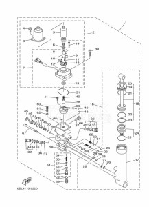 F30BETL drawing POWER-TILT-ASSEMBLY