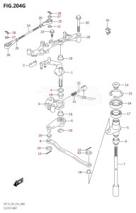 DF150 From 15002F-410001 (E01 E40)  2014 drawing CLUTCH SHAFT (DF150ZG:E01)