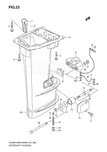 DT40 From 04003-980001 ()  2009 drawing DRIVE SHAFT HOUSING