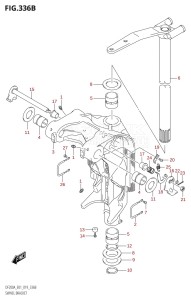 DF200AZ From 20003Z-910001 (E01 E40)  2019 drawing SWIVEL BRACKET (DF200AZ)