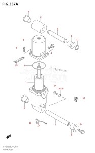 DF140A From 14003F-410001 (E03)  2014 drawing TRIM CYLINDER (DF100AT:E03)