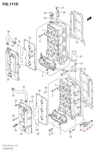 DF200Z From 20002Z-310001 (E01 E40)  2013 drawing CYLINDER HEAD (DF200Z:E40)