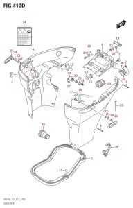 DF115A From 11503F-710001 (E11 E40)  2017 drawing SIDE COVER (DF115AZ:E11)