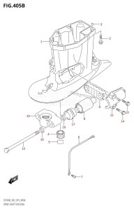 DF175A From 17503F-910001 (E03)  2019 drawing DRIVE SHAFT HOUSING (DF200AZ,DF175AZ,DF150AZ)