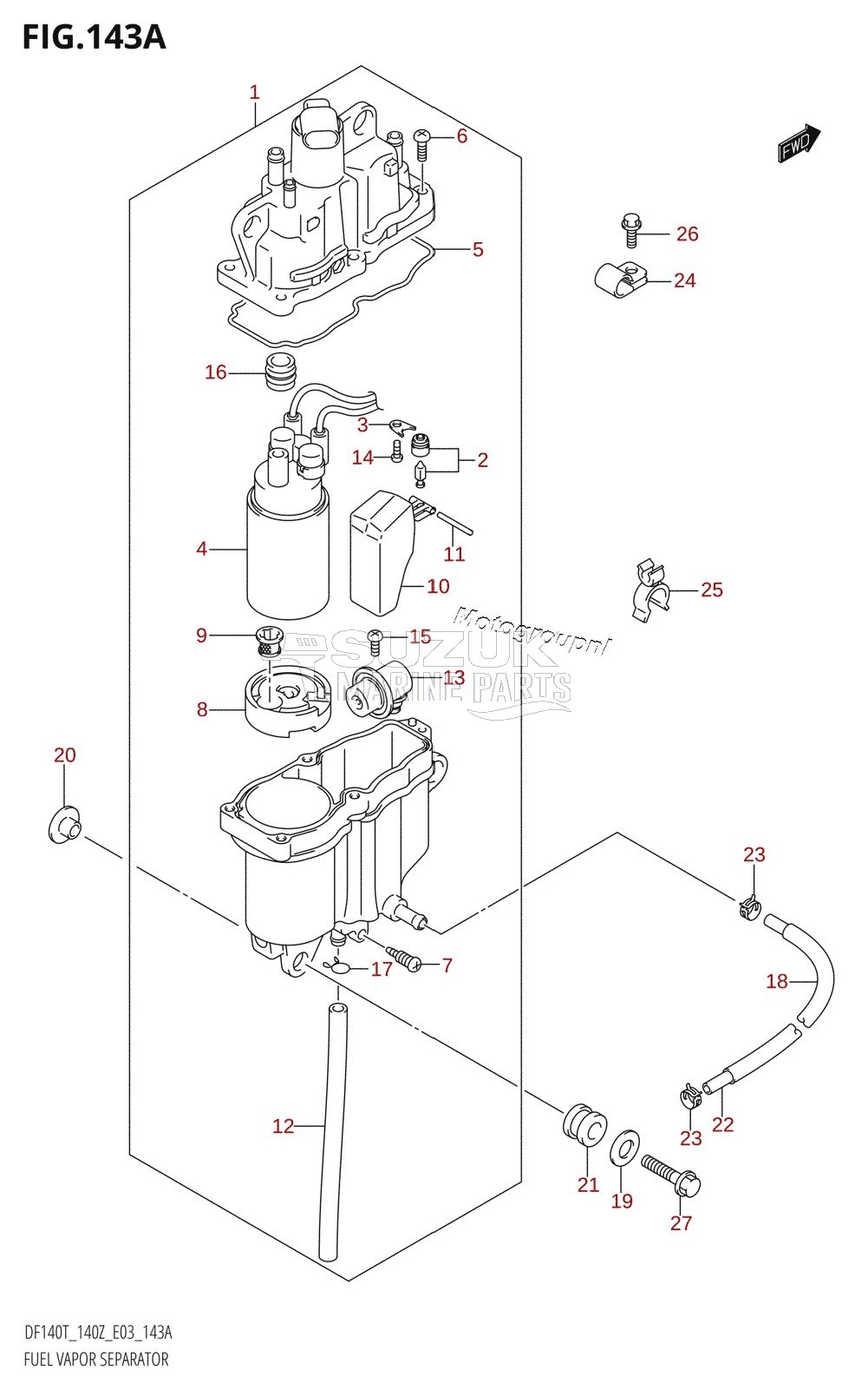 FUEL VAPOR SEPARATOR