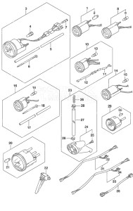 Outboard DF 70A drawing Meter