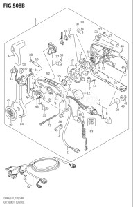 07003F-910001 (2019) 70hp E01 E40-Gen. Export 1 - Costa Rica (DF70A  DF70ATH) DF70A drawing OPT:REMOTE CONTROL