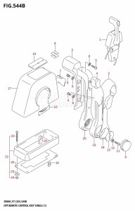 DF40AQH From 04003F-440001 (E01 - E11 - E34)  2024 drawing OPT:REMOTE CONTROL ASSY SINGLE (1)