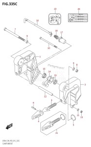 DF9.9A From 00994F-510001 (P03)  2015 drawing CLAMP BRACKET (DF9.9A:P03)