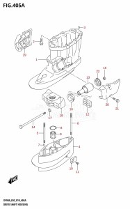 DF70A From 07003F-910001 (E03)  2019 drawing DRIVE SHAFT HOUSING