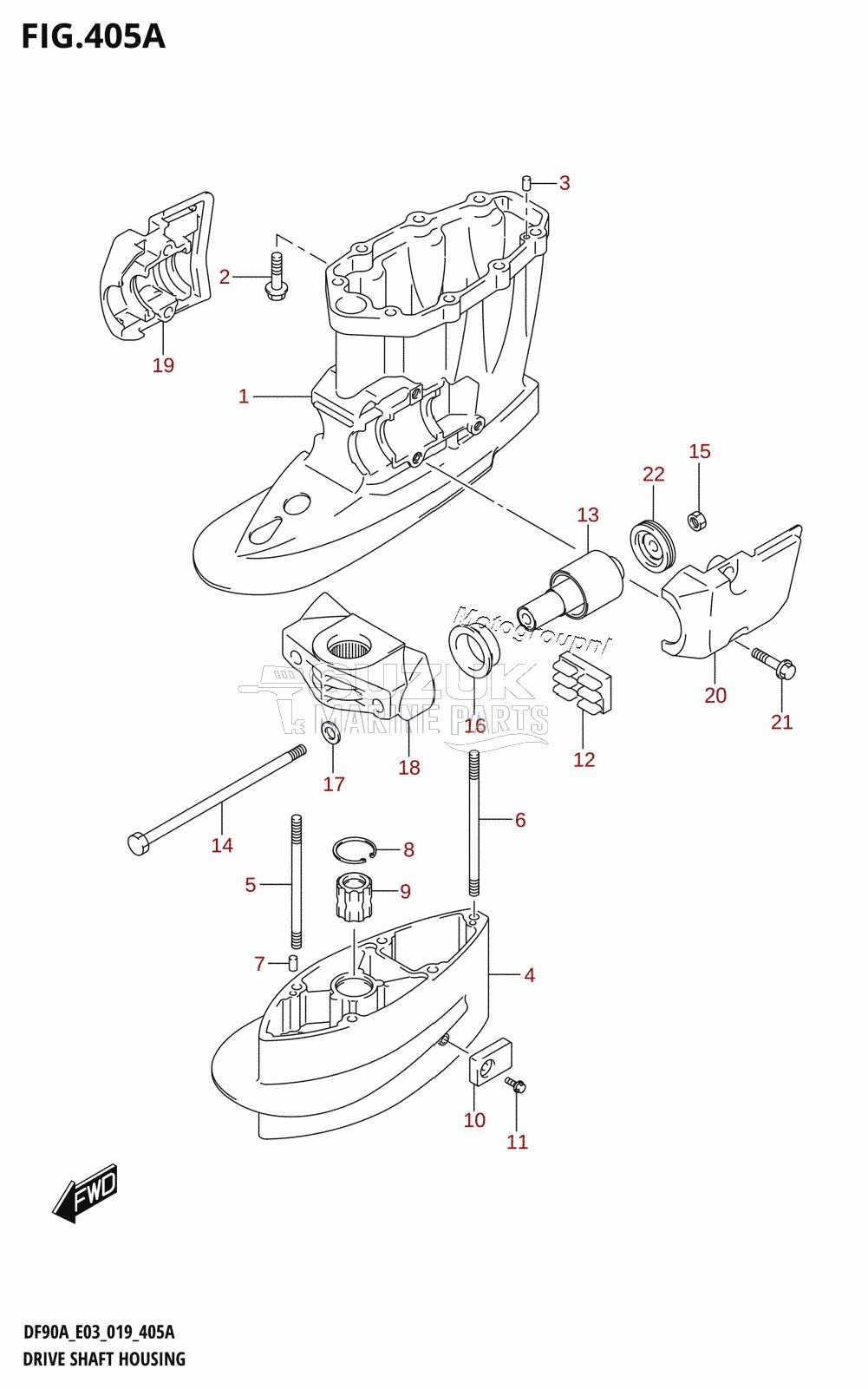 DRIVE SHAFT HOUSING