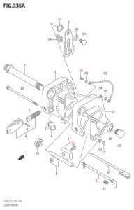 DT15 From 01501K-251001 (E36)  2002 drawing CLAMP BRACKET