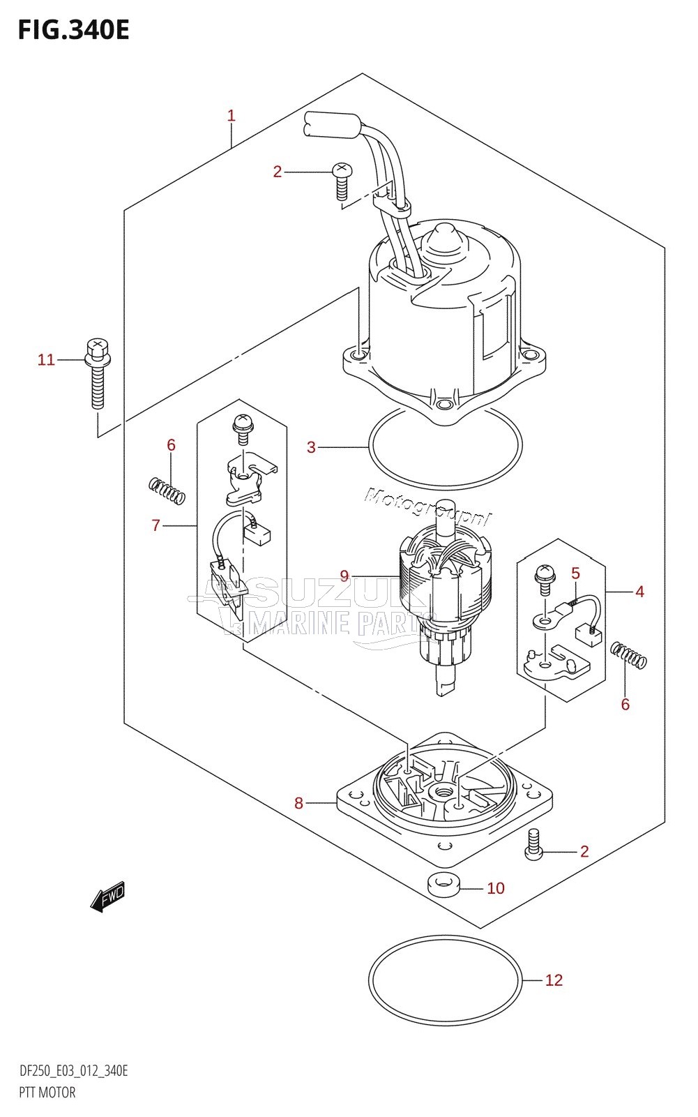 PTT MOTOR (DF250T:E03:(X-TRANSOM,XX-TRANSOM))