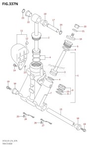 DF200 From 20002F-610001 (E01 E40)  2016 drawing TRIM CYLINDER (DF200T:E01:L-TRANSOM)