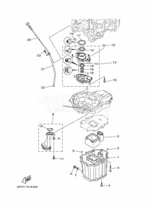 FL250BETX drawing VENTILATEUR-DHUILE