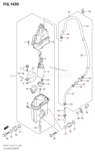 DF175T From 17502F-210001 (E01 E40)  2012 drawing FUEL VAPOR SEPARATOR (DF150Z:E40)