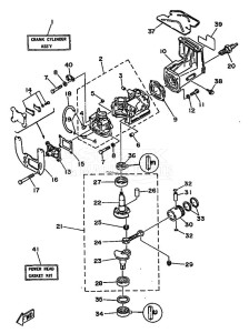 2B drawing CYLINDER--CRANKCASE