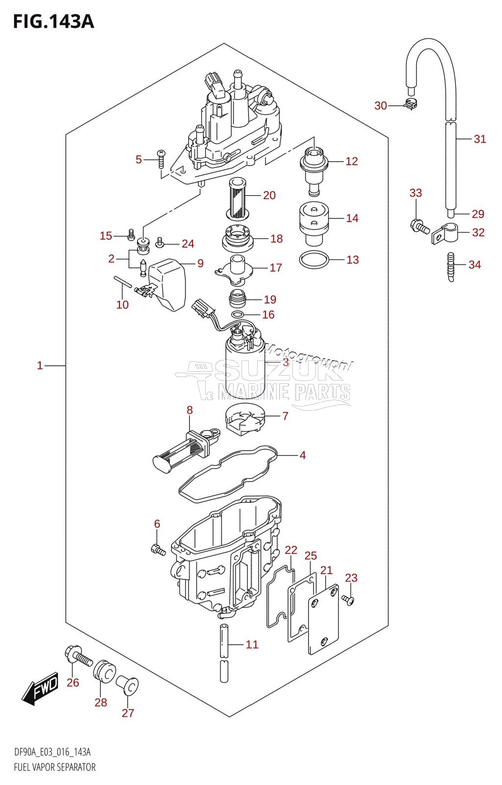 FUEL VAPOR SEPARATOR