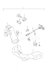 DF 9.9 drawing Remote Control Parts