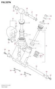 DF225Z From 22503Z-510001 (E01 E40)  2005 drawing TRIM CYLINDER (DF200T:E01:L-TRANSOM)