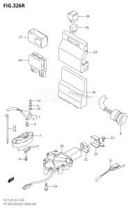 DF150ZG From 15002Z-410001 (E40)  2014 drawing PTT SWITCH /​ ENGINE CONTROL UNIT (DF175ZG:E01)